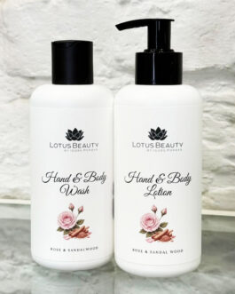 Lotus Beauty Hands and Body lotion “Rose and Sandal wood”
